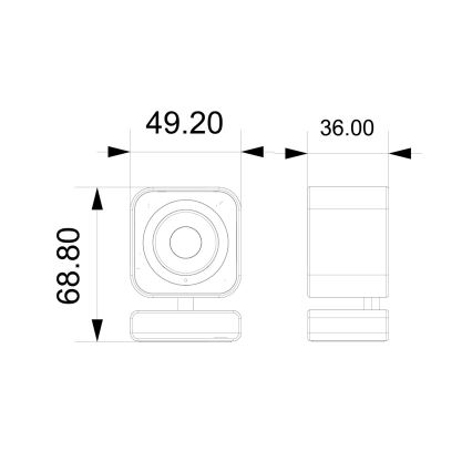 Immax NEO 07796L-Älykäs sisätila kamera anturilla LITTLE CUBE 3MP 5V Wi-Fi Tuya