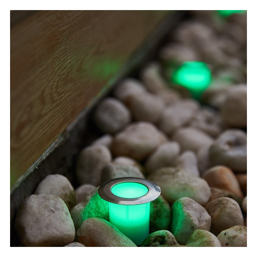 Immax NEO 07905L - LED RGB Himmennettävä aurinkokennolamppu ESTRELAS 8xLED/0,25W/5V IP65 Tuya