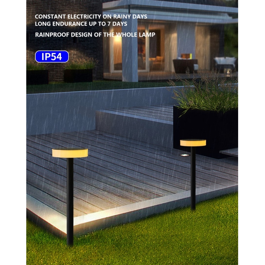 Immax NEO 07910L - LED RGB Himmennettävä aurinkokennovalo anturilla NEO LITE LED/1W/5V pyöreä IP54 Tuya