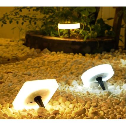 Immax NEO 07910L - LED RGB Himmennettävä aurinkokennovalo anturilla NEO LITE LED/1W/5V pyöreä IP54 Tuya