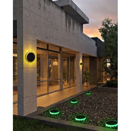 Immax NEO 07910L - LED RGB Himmennettävä aurinkokennovalo anturilla NEO LITE LED/1W/5V pyöreä IP54 Tuya