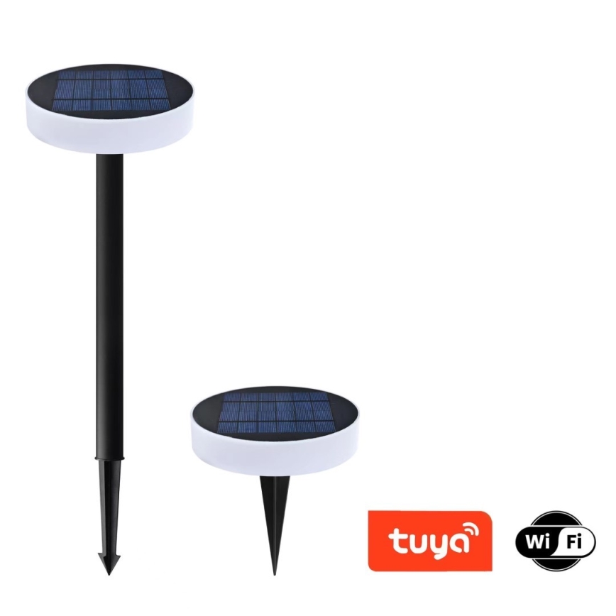 Immax NEO 07910L - LED RGB Himmennettävä aurinkokennovalo anturilla NEO LITE LED/1W/5V pyöreä IP54 Tuya