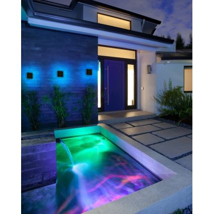 Immax NEO 07911L - LED RGB Himmennettävä aurinkokennovalo anturilla NEO LITE LED/1W/5V kulmikas IP54 Tuya
