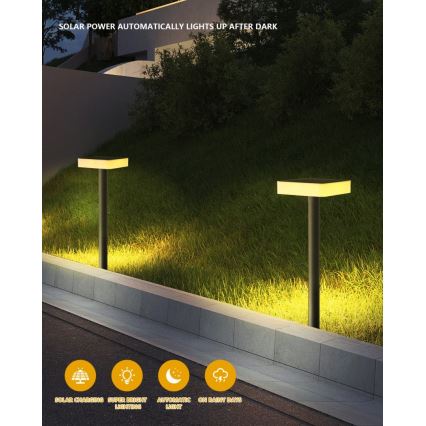 Immax NEO 07911L - LED RGB Himmennettävä aurinkokennovalo anturilla NEO LITE LED/1W/5V kulmikas IP54 Tuya