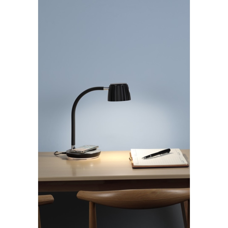 Immax NEO 08996L - Himmennettävä LED-pöytävalaisin langattomalla latauksella PERLA LED/1,5W + LED/6W/230V 3800-4300K