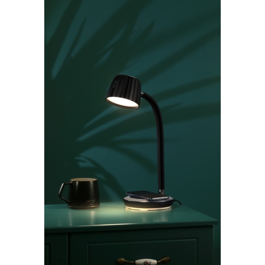 Immax NEO 08996L - Himmennettävä LED-pöytävalaisin langattomalla latauksella PERLA LED/1,5W + LED/6W/230V 3800-4300K