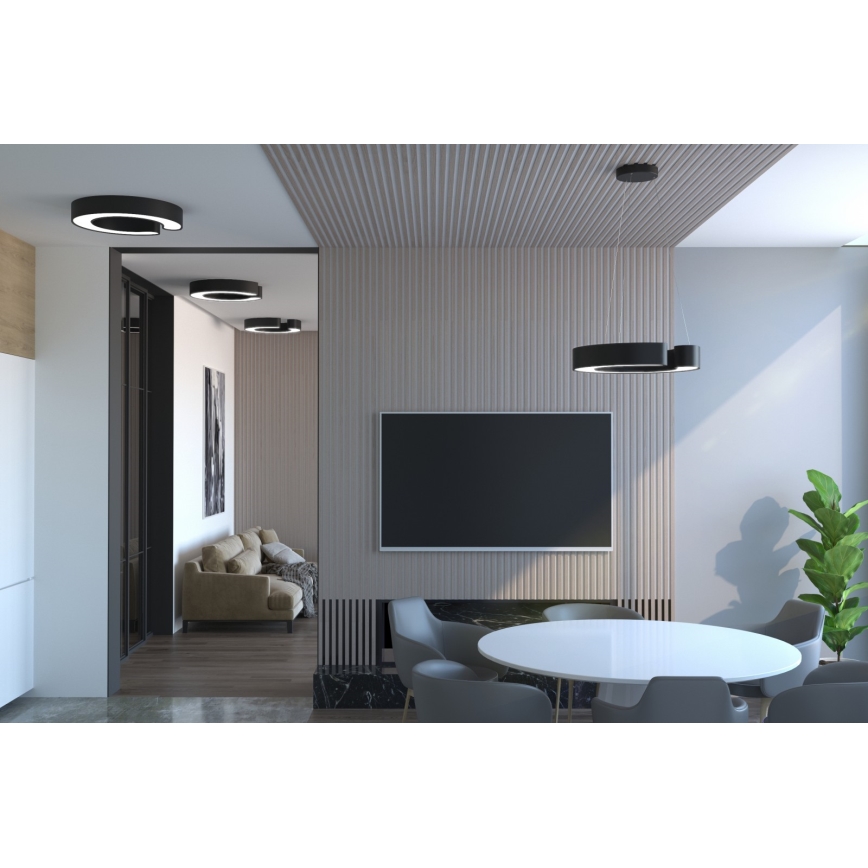 Immax NEO 7134 - LED SMART Himmennettävä kattokruunu johdossa CÉČKO LED/43W/230V + kauko-ohjaus 60 cm Tuya ZigBee
