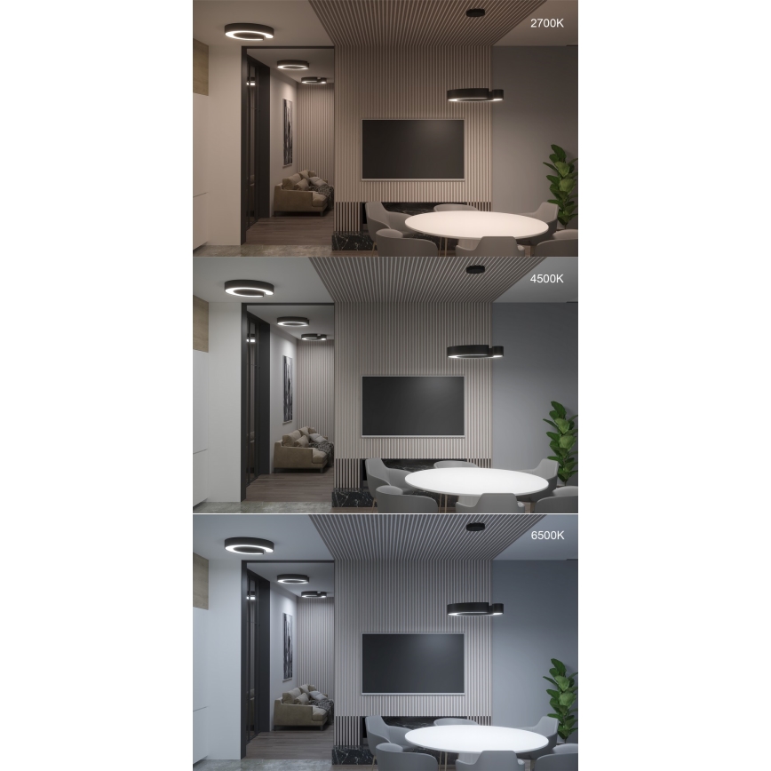 Immax NEO 7134 - LED SMART Himmennettävä kattokruunu johdossa CÉČKO LED/43W/230V + kauko-ohjaus 60 cm Tuya ZigBee