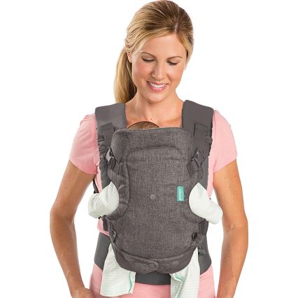 Infantino - Kantoreppu FLIP ADVANCED 4 in 1 tummanharmaa