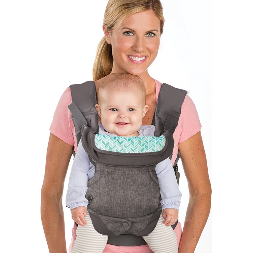 Infantino - Kantoreppu FLIP ADVANCED 4 in 1 tummanharmaa