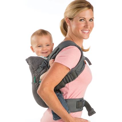Infantino - Kantoreppu FLIP ADVANCED 4 in 1 tummanharmaa