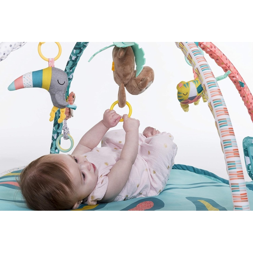 Infantino - Lasten peitto trapetsilla leikkimiseen 4in1 Zoo