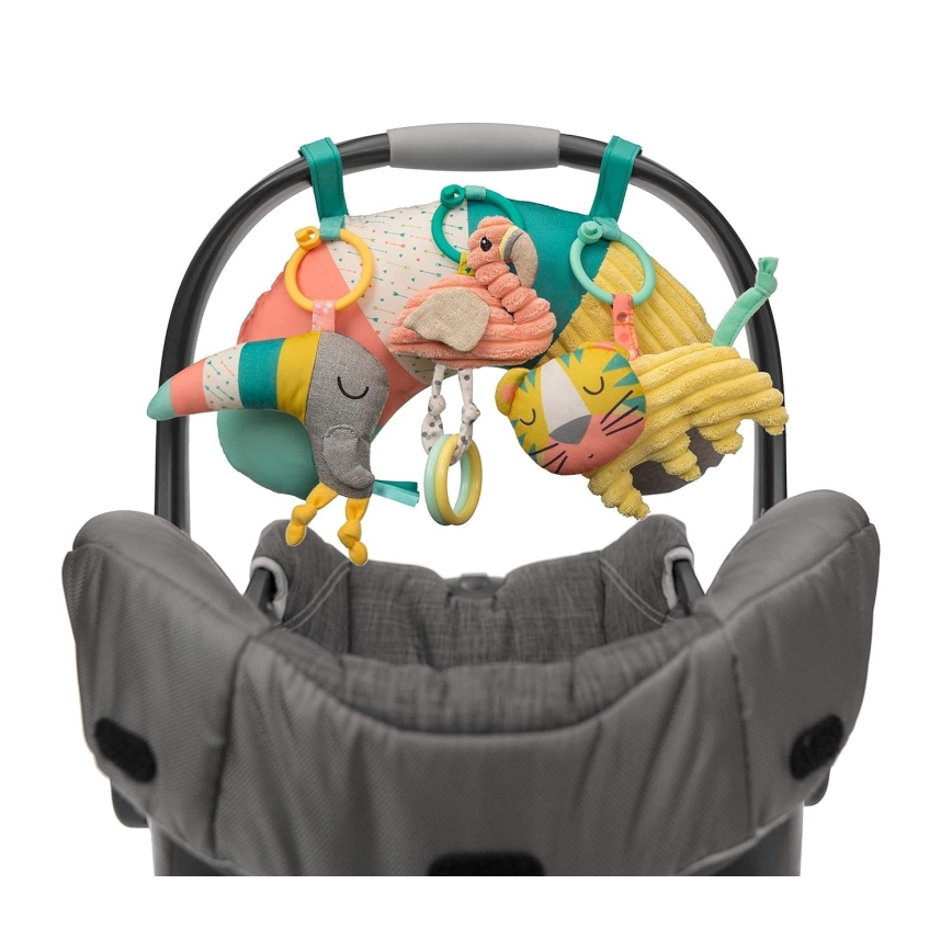 Infantino - Lasten peitto trapetsilla leikkimiseen 4in1 Zoo