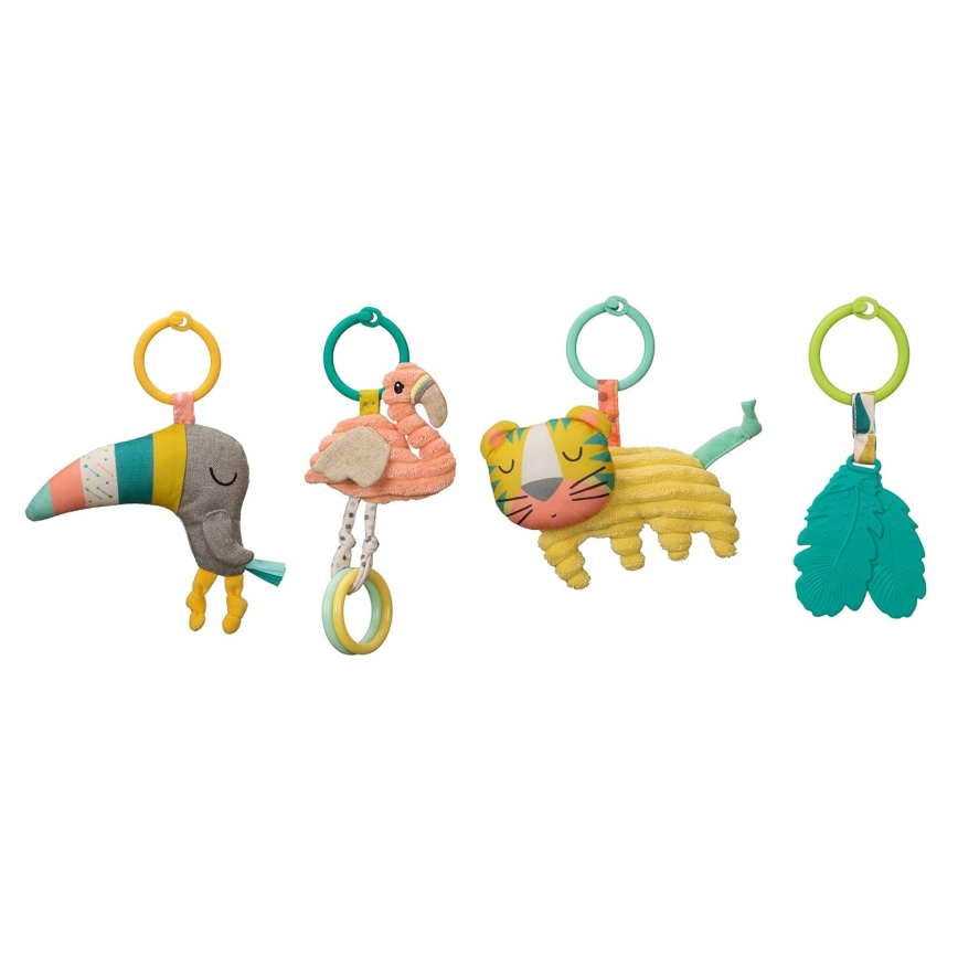 Infantino - Lasten peitto trapetsilla leikkimiseen 4in1 Zoo