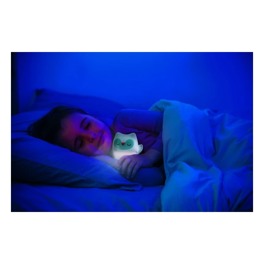 Infantino - Night lamppu kanssa glowing snuggle toy Owl