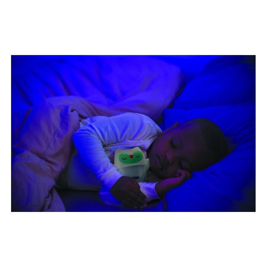 Infantino - Night lamppu kanssa glowing snuggle toy Owl