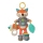 Infantino - Pehmolelu hampailla 30 cm male kettu