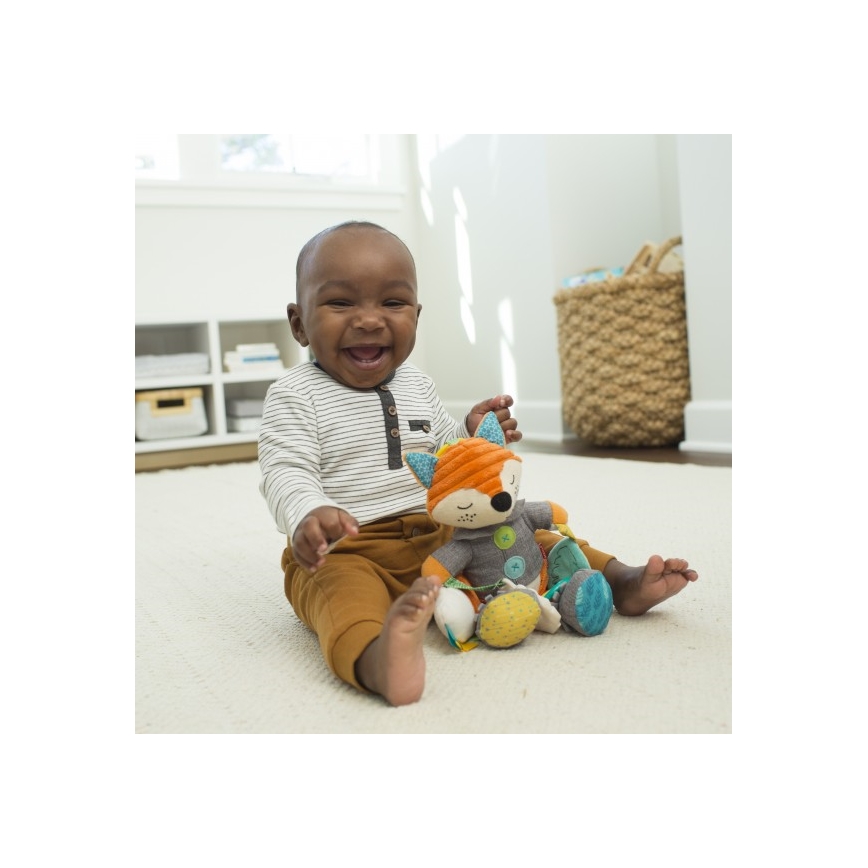 Infantino - Pehmolelu hampailla 30 cm male kettu