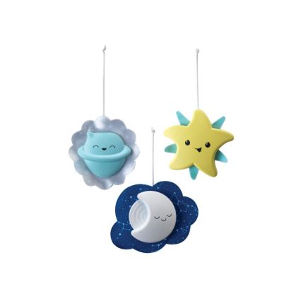 Infantino - Pinnasänky mobile kanssa melody 3in1 3xAA vihreä