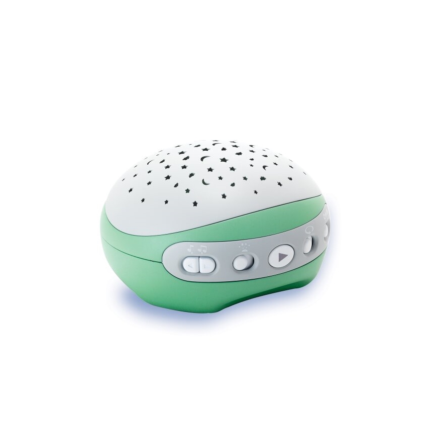 Infantino - Pinnasänky mobile kanssa melody 3in1 3xAA vihreä
