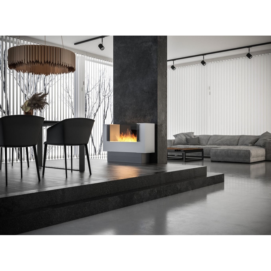 InFire - BIO takka 110x75 cm 3kW kaksipuolinen
