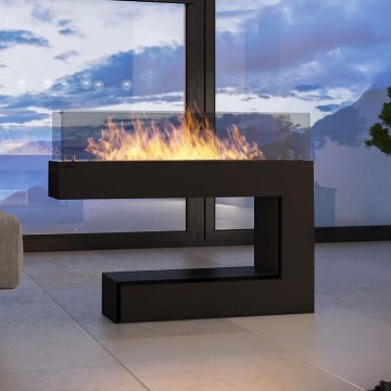 InFire - BIO takka 110x92 cm 3kW musta