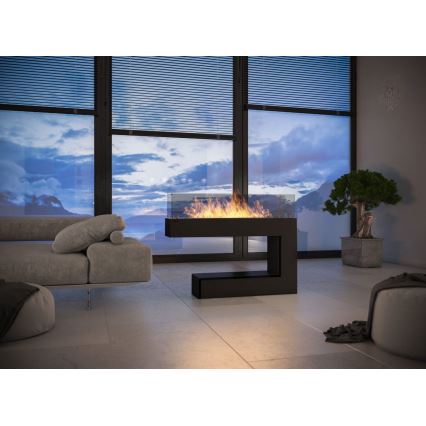 InFire - BIO takka 110x92 cm 3kW musta