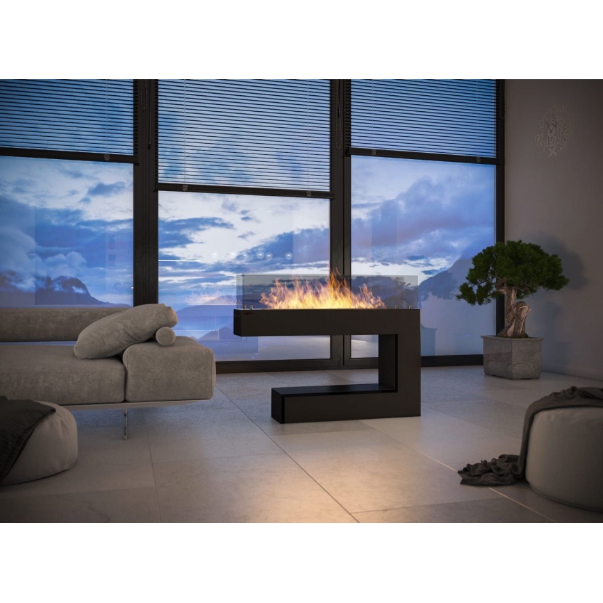 InFire - BIO takka 110x92 cm 3kW musta