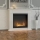 InFire - BIO takka 115x100 cm 3kW valkoinen
