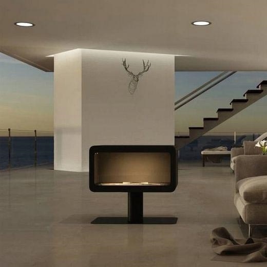 InFire - BIO takka 82,5x74,3 cm 3kW musta