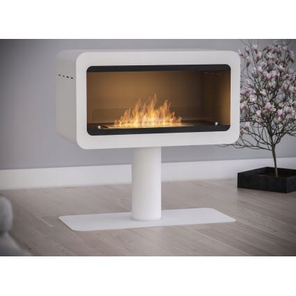 InFire - BIO takka 82,5x78 cm 3kW valkoinen