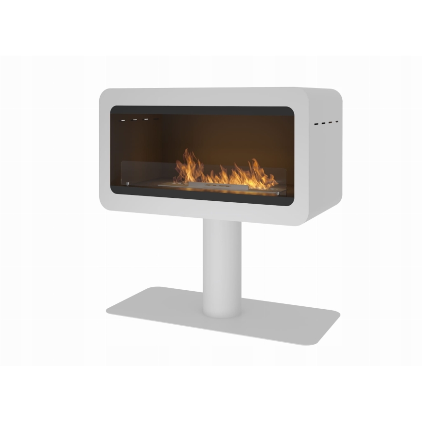 InFire - BIO takka 82,5x78 cm 3kW valkoinen