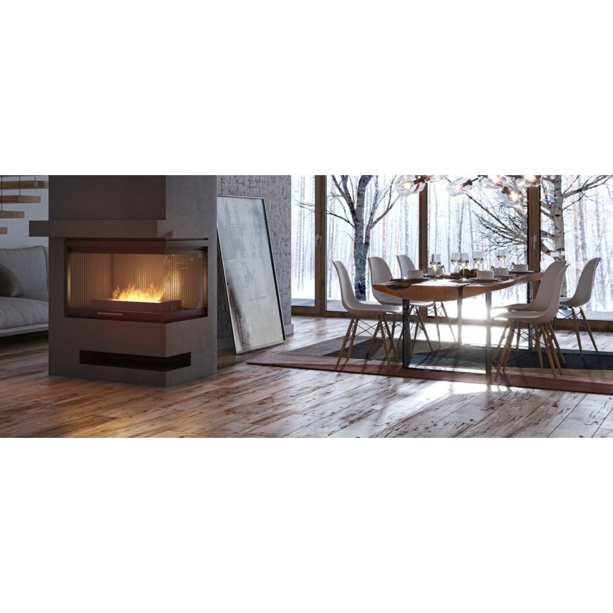 InFire - BIO takka 8x50 cm 3kW musta