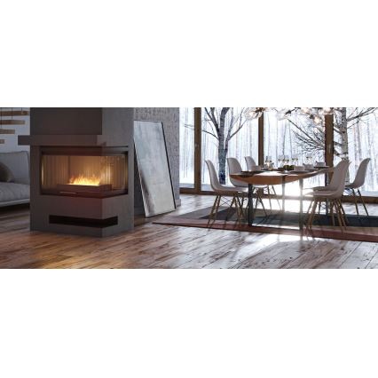InFire - BIO takka 8x60 cm 3kW musta