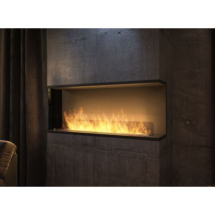 InFire - Built-in BIO takka 120x50 cm 3kW musta