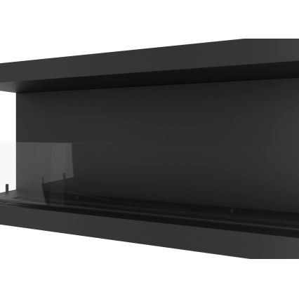 InFire - Built-in BIO takka 120x50 cm 5kW musta