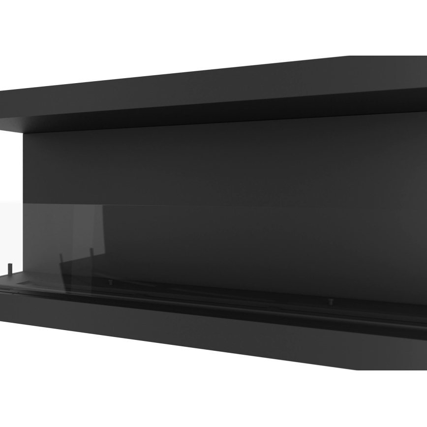 InFire - Built-in BIO takka 120x50 cm 5kW musta