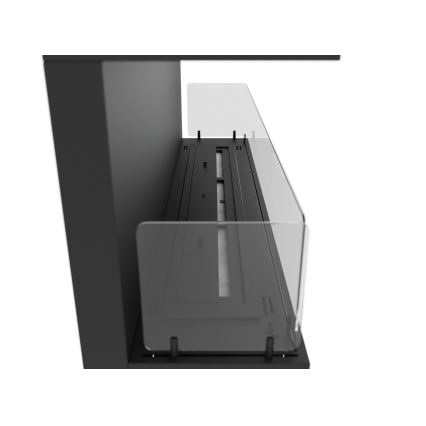 InFire - Built-in BIO takka 120x50 cm 5kW musta