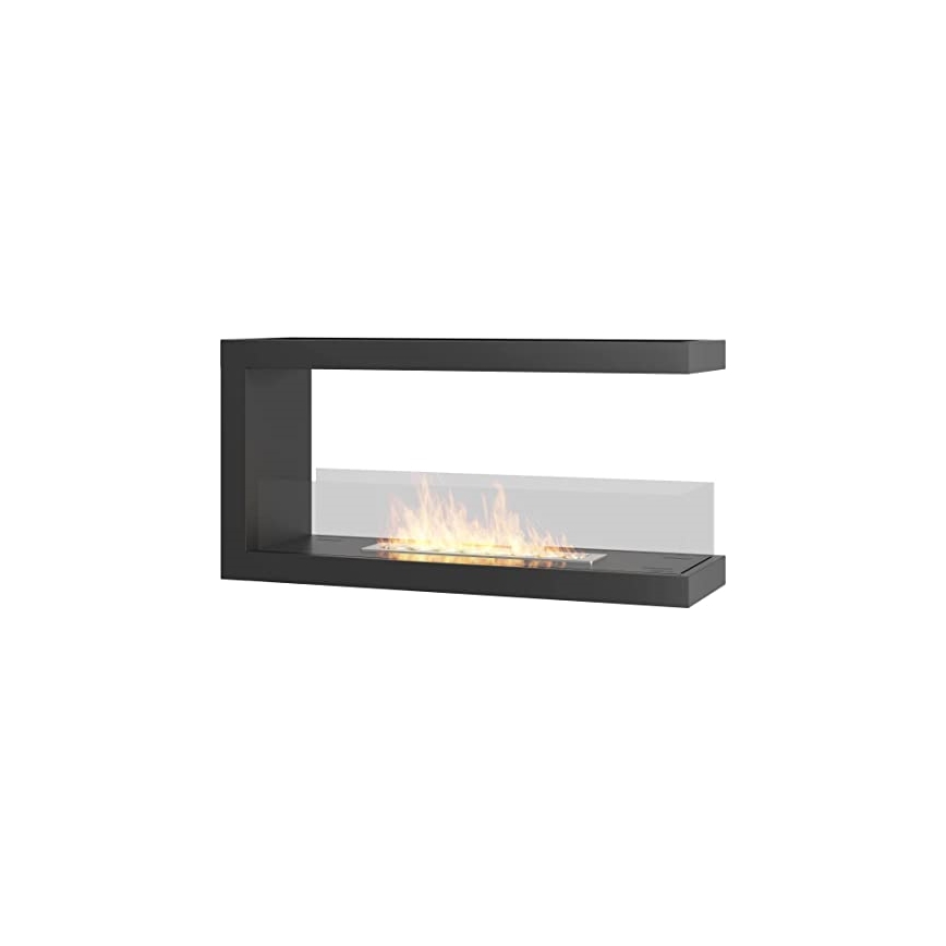 InFire - Kulma BIO takka 100x50 cm 3kW kaksipuolinen