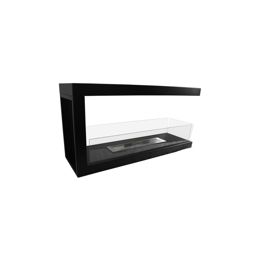 InFire - Kulma BIO takka 100x50 cm 3kW kaksipuolinen