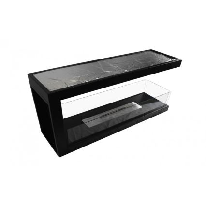 InFire - Kulma BIO takka 100x50 cm 3kW kaksipuolinen
