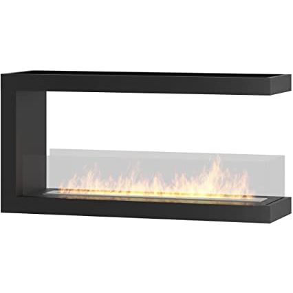 InFire - Kulma BIO takka 100x50 cm 3kW kaksipuolinen