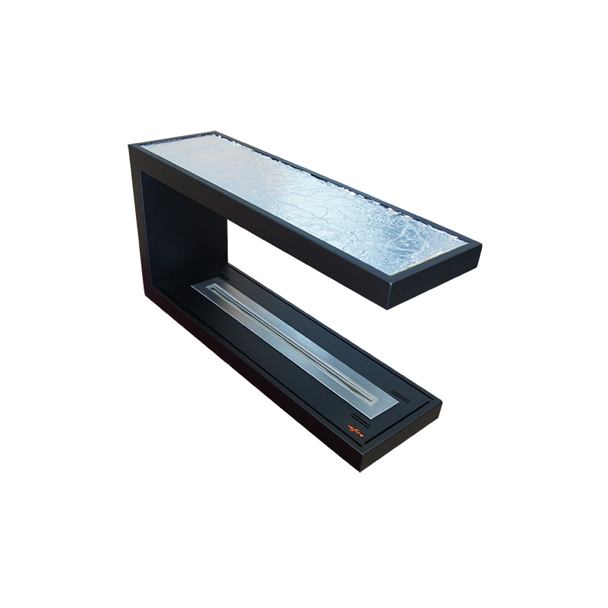 InFire - Kulma BIO takka 100x50 cm 3kW kaksipuolinen