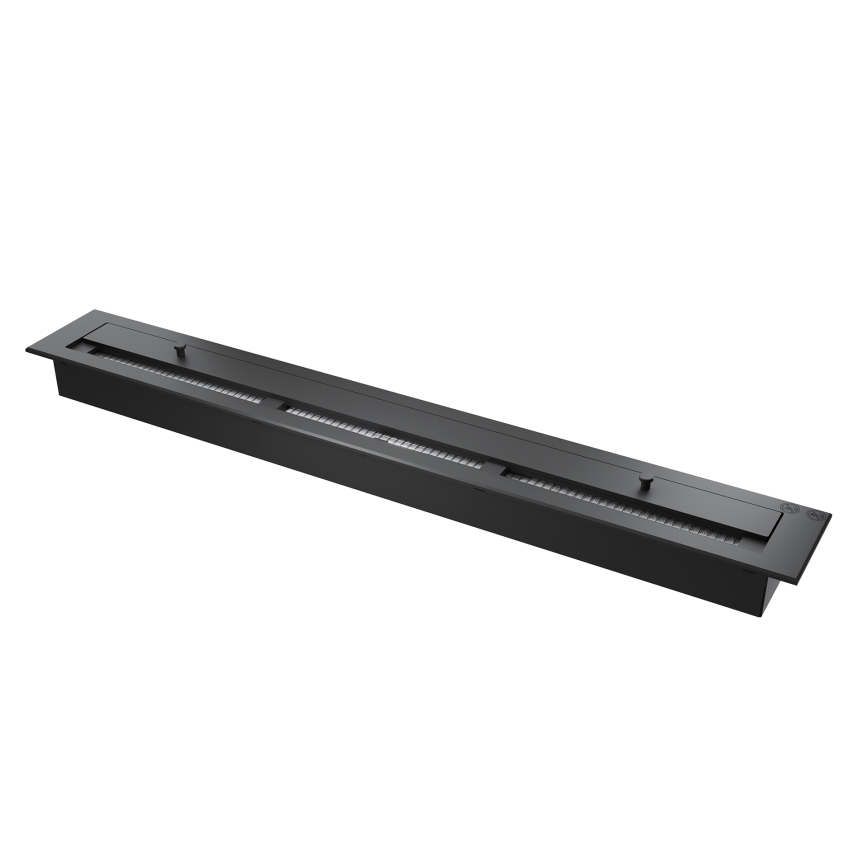 InFire - Kulma BIO takka 110x45 cm 3kW musta