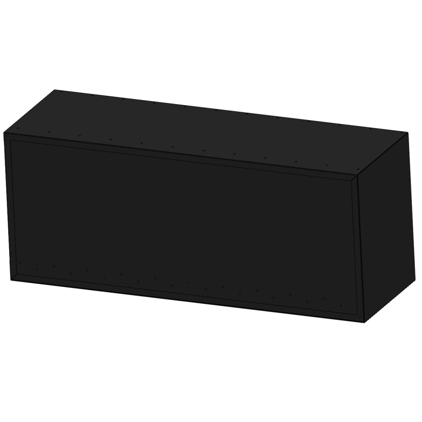 InFire - Kulma BIO takka 110x45 cm 3kW musta