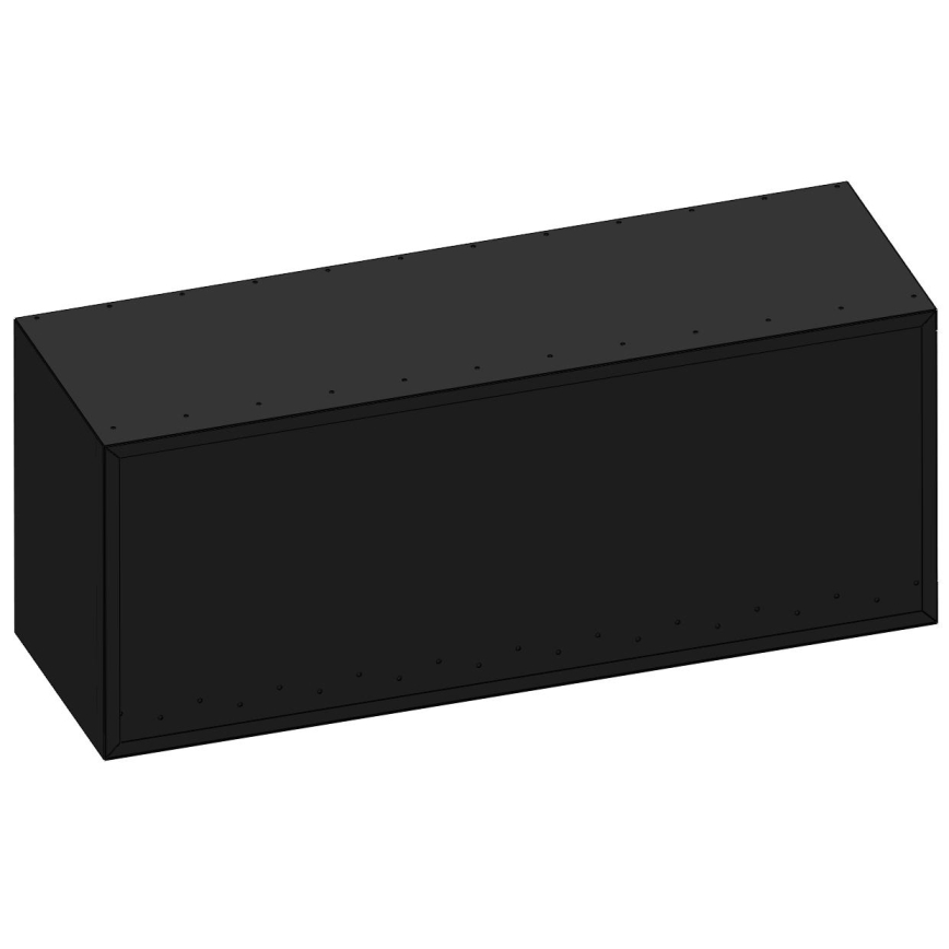 InFire - Kulma BIO takka 110x45 cm 3kW musta