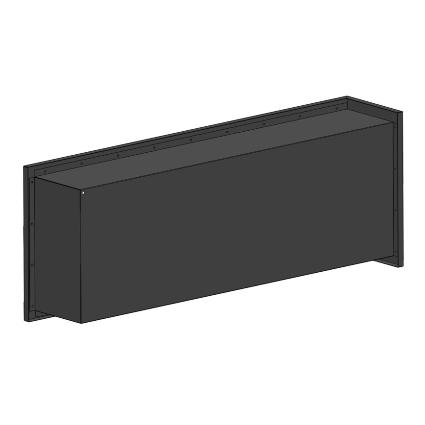 InFire - Kulma BIO takka 45x120 cm 3kW musta