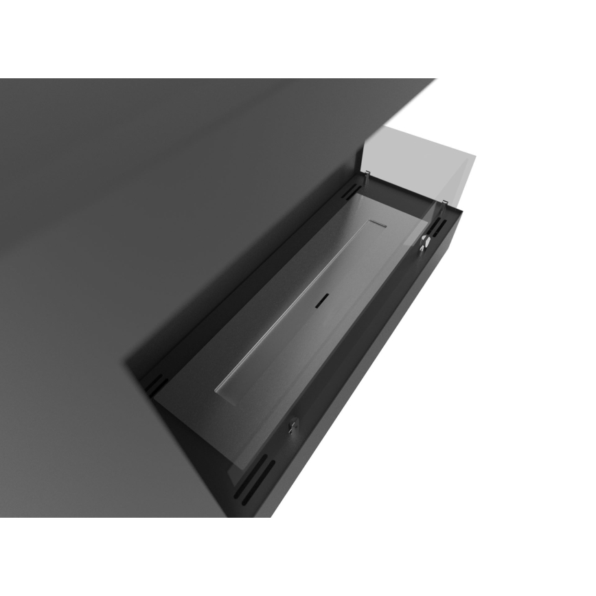 InFire - Kulma BIO takka 45x60 cm 3kW musta