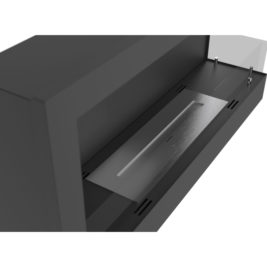 InFire - Kulma BIO takka 45x90 cm 3kW musta