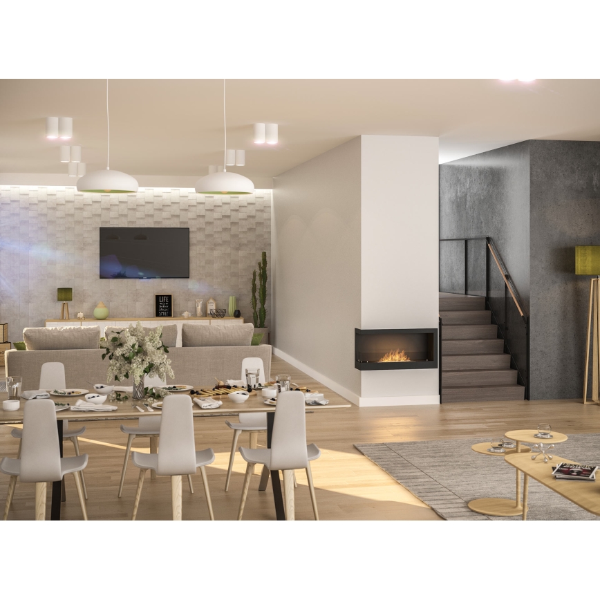 InFire - Kulma BIO takka 45x90 cm 3kW musta